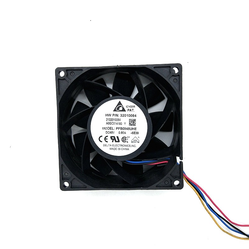Delta 9038 PFB0948UHE 48V 0 8A 9CM large air volume double Ball Cabinet inverter fan