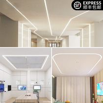 LED silicone lamp strip linear lamp Low voltage 12V flexible lamp trough linear lamp Bendable shape embedded line lamp