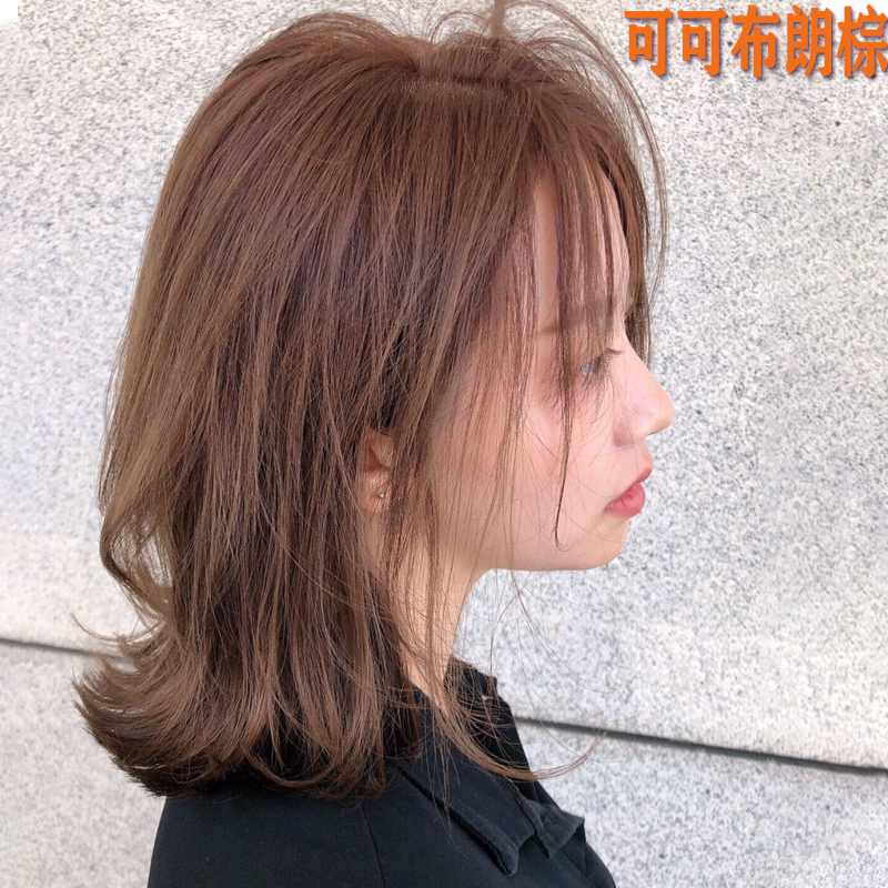 Japanese palace foam hair dye 2022 popular color plant pure platinum light humped in home dye bubble