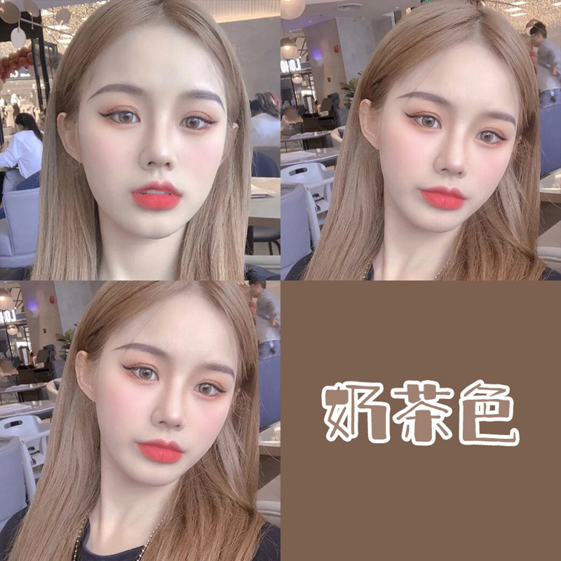 Japanese Kao foam hair dye cream dyed at home pure milk tea British gray coffee haze brown plant