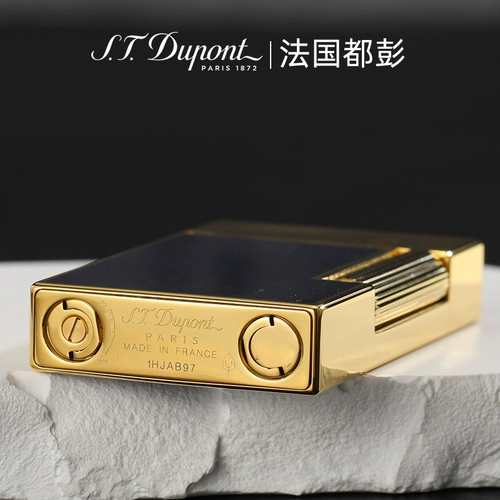S.T.Dupont French Du Peng Daoling Lighter Lightable Ligne2 Blue Lacquer Surface Metal High -End Like Gift