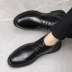 Mùa thu giày da cao cổ nam công sở Anh giản dị phiên bản Hàn Quốc của giày Martin xu hướng giày bốt da cổ ngắn - Giay cao Giay cao