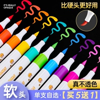 Polaroid, акрил, художественный маркер для школьников, детская полупрозрачная акварель, красные черные мелки, белая кисть, восстановление цвета