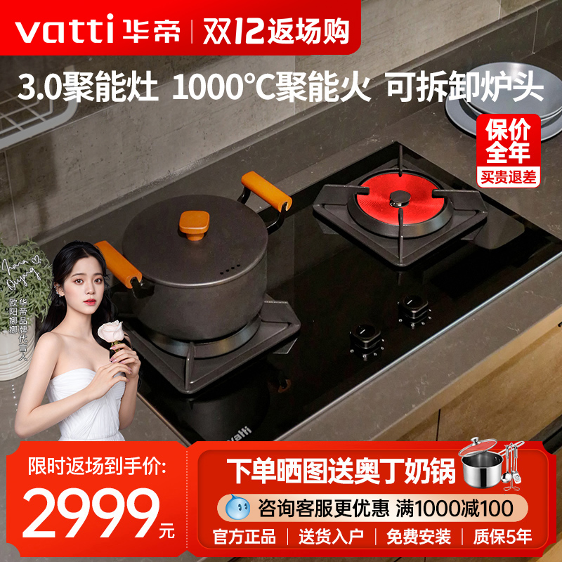 Vatti Vatti i10045B energy-concentrated gas stove embedded natural gas liquefied gas stove gas stove double stove household