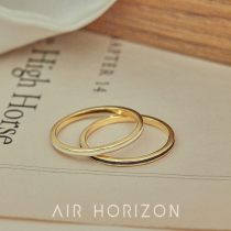 AIR-HORIZON BRIEF Ring Female Niche Design Sensation New Index Finger Ring Unique Ring Hand Ornament