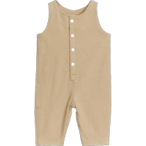ARKET Newborn Cotton Sleeveless Round Neck Jumpsuit Romper 2024 Spring New Style 1214579001