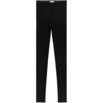 ARKET Womens Silk Leggings Stretch Leggings Black 2024 Autumn New Style 1251988001