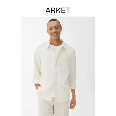 ARKET men men's thin linen long sleeve shirt early autumn new 0731737