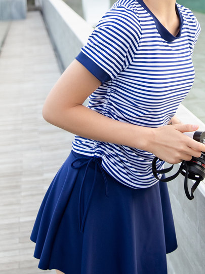 Conservative Swimwear for Women, Two-Piece, for Slightly Chubby Girls, Moms, Middle-Aged and Elderly, Large Size, Covers the Body, Makes You Look Slimmer, 2025 New Hot Style