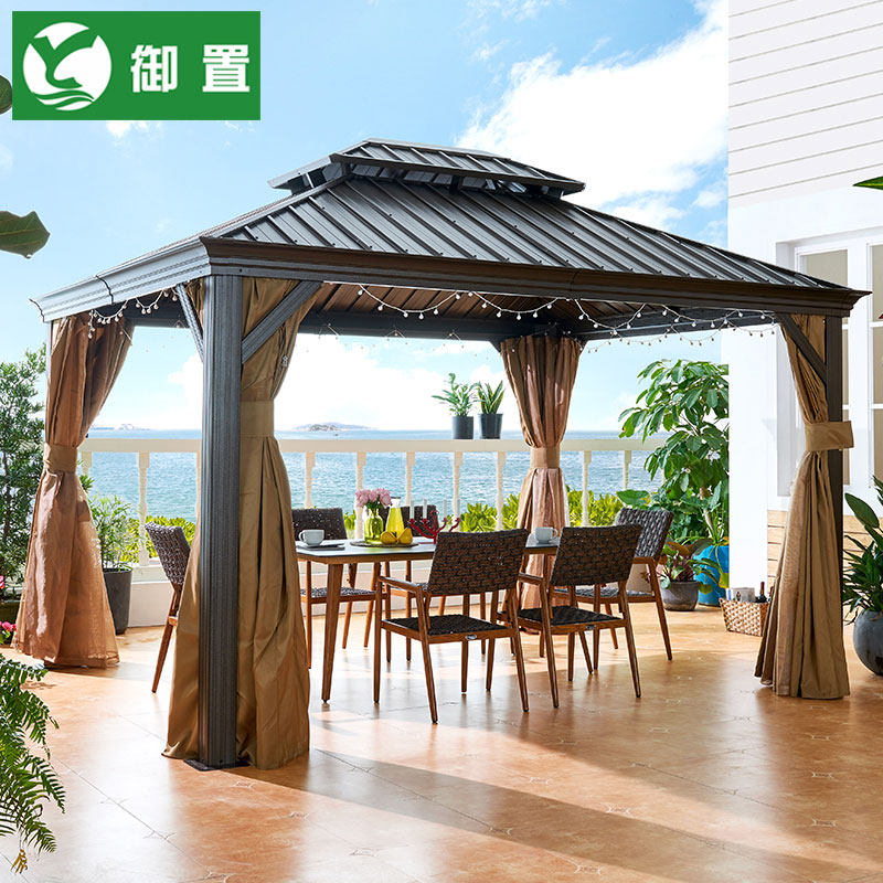 Home Outdoor tent Tent Pavilion Courtyard Garden Four Corner Shed Open-air Stall car shed Dining Hall Outside Swing Awning
