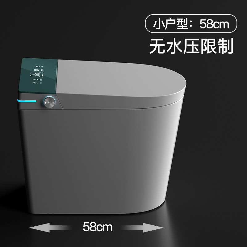 Home small household sterilization smart toilet automatic water-free limit small size multi-function short toilet