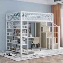 Double-floor cabinet Nordic overhead bed and downstairs for small-room apartment attic