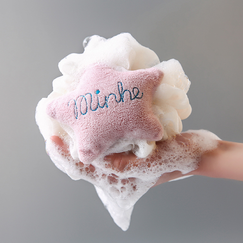 Bath Bath Bath Bath Scale Soft and Lovely Cartoon Shower Bath Bathroom Toiletries Bath Bath Bath Bath Ball Ball