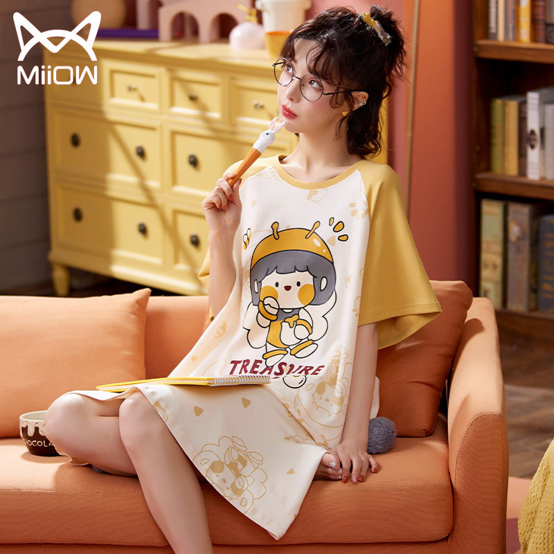 猫人 女式夏季睡裙 天猫优惠券折后￥29.9包邮（￥59.9-30）39款可选