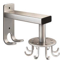 Kitchen Rotatable Hook Powerful Viscose Free of perforated wax Meat Wall Hook Wall Hook rack corner Rem God