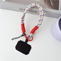 Веревка запястья [красная красочная] квадратная фиксированная таблетка+маленькая черная веревка