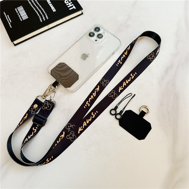 Phone Lanyard Crossbody Strap with Clip, Keychain, Phone Case Strap, Trendy Accessory, Universal Hanging Strap, Charging Port, Personalized Creative Fashion Anti-Lost Gadget