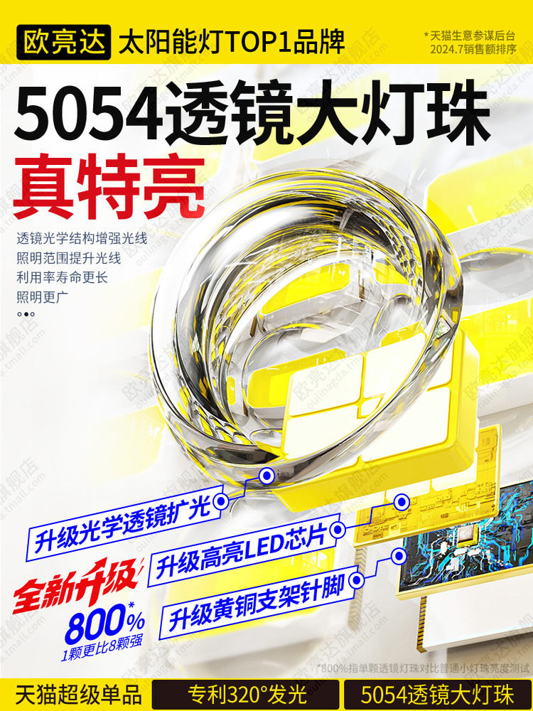 Solar Outdoor Lights, Home Garden Lights, 2025 New Model, Super Bright Led High-Power Yard Rural Lighting Street Lights