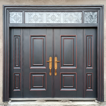 Rural self-built house villa door anti-theft door door to door door to door door to the door to the village courtyard