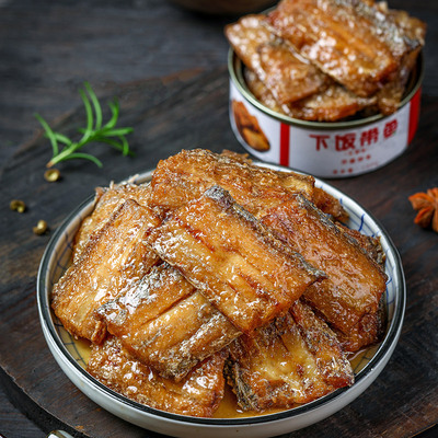 五香带鱼罐头海鲜熟食即食罐装瓦罐刀鱼黄花鱼香辣电视购物下饭菜