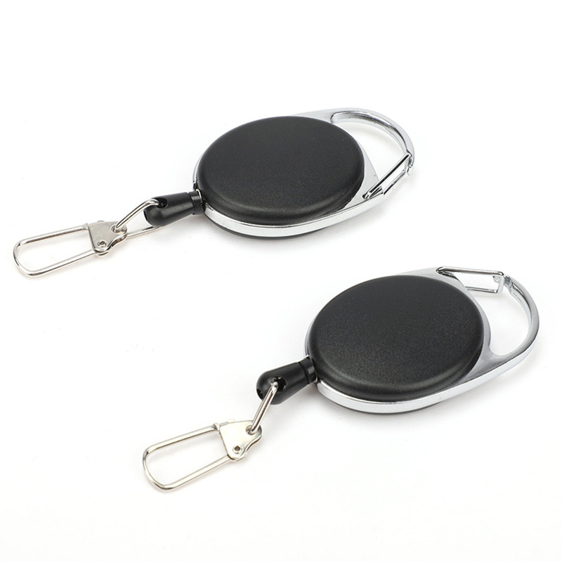 Metal Easy Pull Buckle Outdoor Mountaineering Fishing retractable key button Horse hooded ellipse Easy to pull wholesale-Taobao
