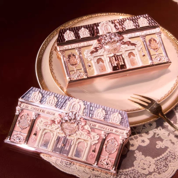 Flower Knows Sweetheart Little Bear Six-Color Eyeshadow Palette Matte and Pearlescent, Skin-Friendly, Smooth, Delicate, and Brilliant