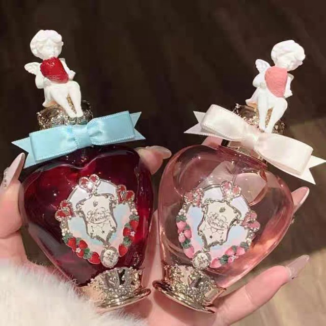 Flower Knows Strawberry Cupid Eau De Toilette Rich Milky Fragrance Sweet Floral Fruity Scent Long-Lasting 50ml