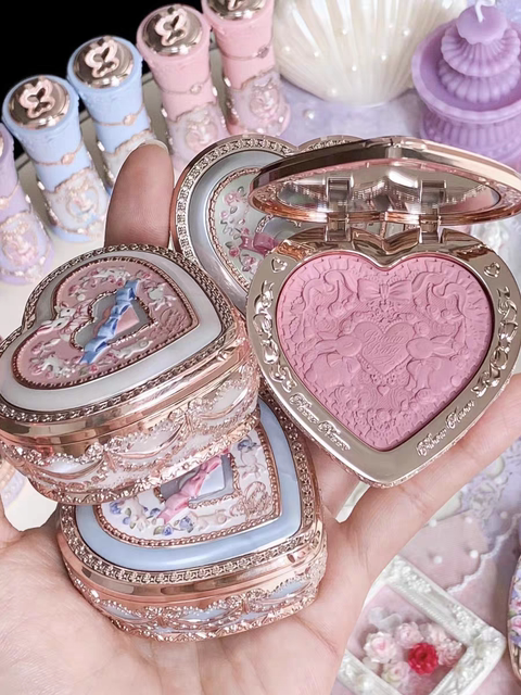 Flower Knows Bonnie Garden Freeze-Dried Embossed Blush Expanding Color Atmosphere Color