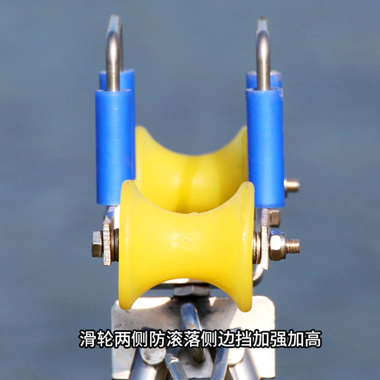 不锈钢龙门架炮杆架连体支架架头软轮滑轮带轴承钓鱼神器!-支架-淘宝好物网
