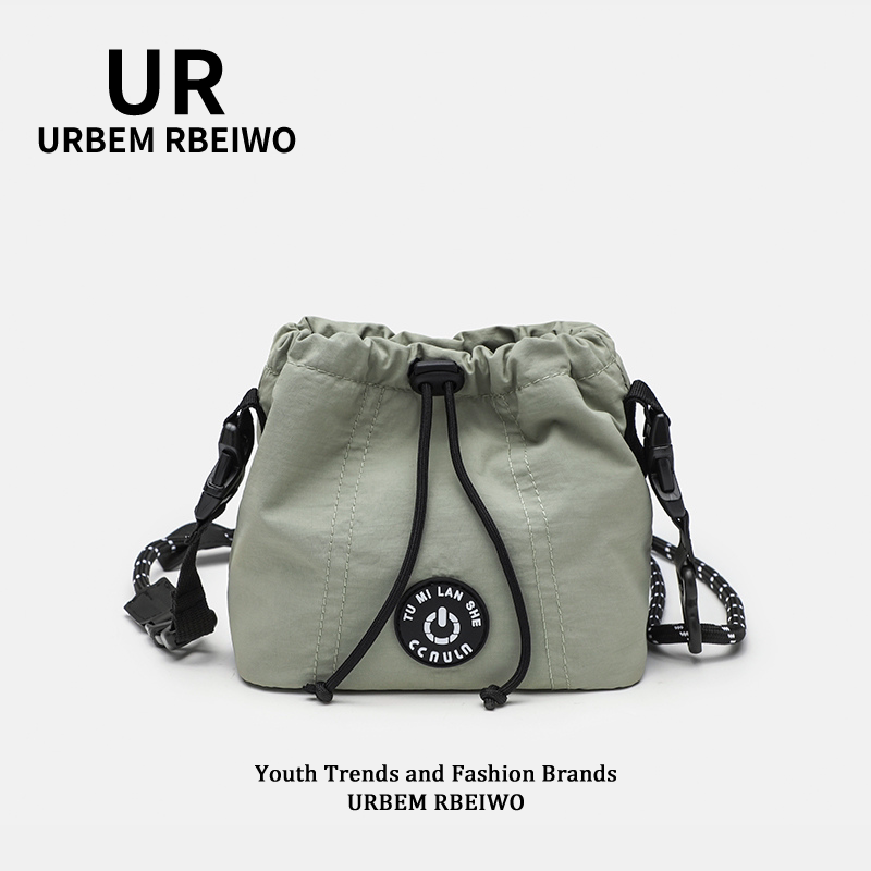 UR bag женская летняя сумка в горном стиле советы мини-сумка-ведро из нейлоновой ткани деформация многоцелевая сумка-мессенджер на одно плечо