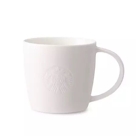 Starbucks Classic Ceramic Cup White Store Special Mug Mermaid Water Cup Embossed logo Large Capacity Cup
