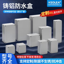 Cast aluminum waterproof box IP66 outdoor waterproof aluminum junction box Outdoor terminal box Button box box Cast aluminum box Metal box
