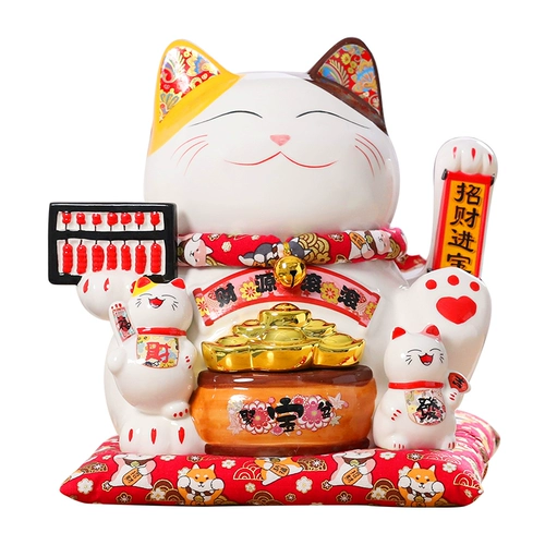 Zhaocai Cat встряхивает магазин, магазин большой автомат, манит домашнее украшение творческого подарка керамика Fortune Cat