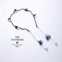 Head hoop earrings integrated hair hoop earrings earring type rear hanging hair E hoop hair clip pearl headband Press hair accessories