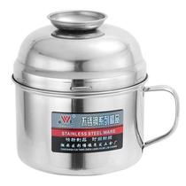 Fast food cup instant noodle bowl large capacity stainless steel double compartment with lid to work T family multi-layer rice bowl lunch box