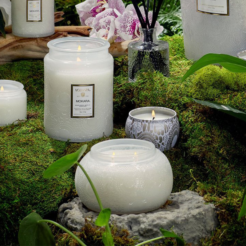 The United States imported VOLUSPA Yayi tea bowl relief cup aromatherapy candles to soothe the nerves to help sleep girlfriends birthday gift