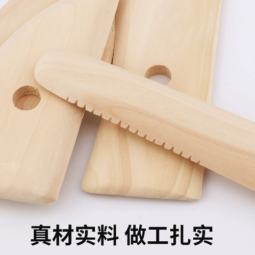 Глина, деревянный комплект, 5 шт