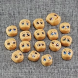 Силиконовое пластиковое лицо, сверхлегкая глина, фондан, мультяшная форма, кукла для лица