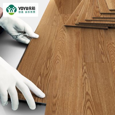 10 floor stickers self-adhesive tiles thickened wear-resistant waterproof bedroom household pvc wood grain floor stickers floor leather