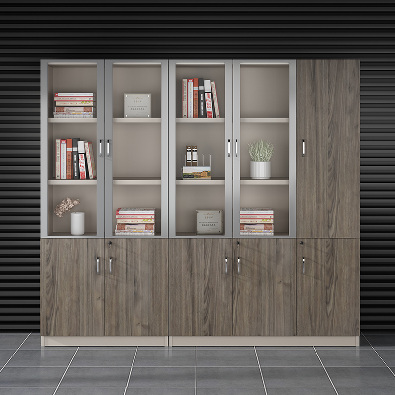 Office filing cabinet with lock information cabinet wooden cabinet storage cabinet filing cabinet glass bookcase high cabinet storage cabinet