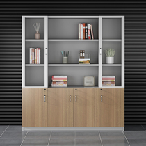 Shenzhen floor office filing cabinet Information cabinet Office with lock lockers Archives cabinet Glass Bookcase