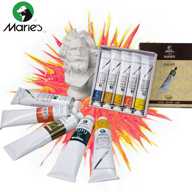 Poop Official Malery Oil Painting Paints Single Branch 50ml Single Support 170ml Large Mounted Artist Grade 12 12 24 24 Color 36 Color Art Students Special Color Painting Students Children Oil Painting Pigment