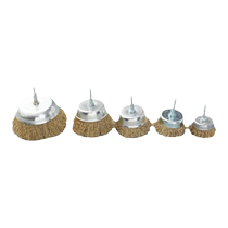 Wire brush with handle angle grinder steel brush electric brush head grinding head wire wheel rust removal grinding tool polishing artifact