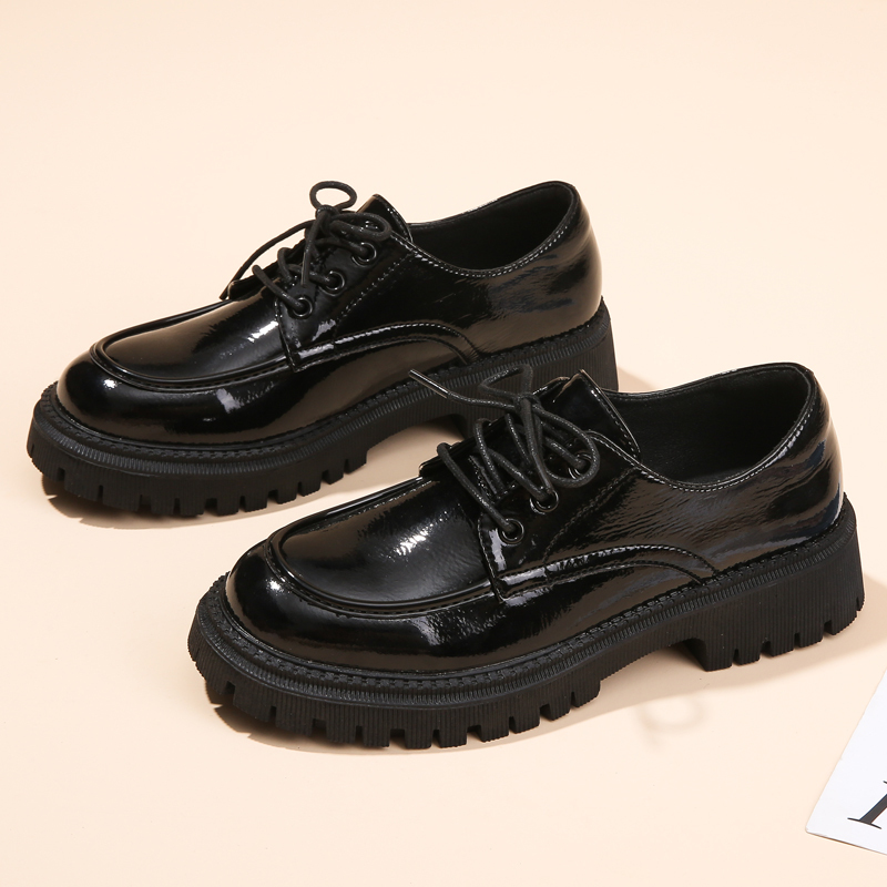 Boys' Height-Increasing Leather Shoes for Hosting, Choir Recitation, Stage Performance, Catwalk, Teenagers, Elementary School Students, Black Performance Shoes