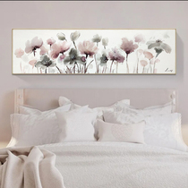 Bedroom Hand-painted Oil Painting Main Sleeper headboard Modern minimalist Banners Decoration Painting Rooms Cozy Background Wall Hanging Painting Flowers