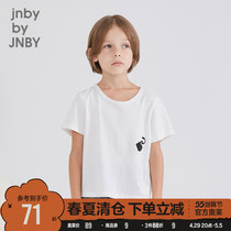 Jiangnan Bclothes Boy Clothing Summer Clothing Thin cotton Loose Boy Girl Child Short Sleeve T-shirt Hooded Jacket