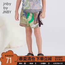 Jiangnan Burqa Children Clothing Shorts Summer Clothing Discounts Male And Female Child Children Fashion Sports Printed Casual Pants Pants Clear Barn