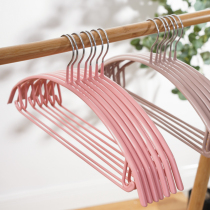 Hangers Household hangers Hanging clothes hangers No trace wide shoulder non-slip hangers Clothes hook multi-functional adult clothes support