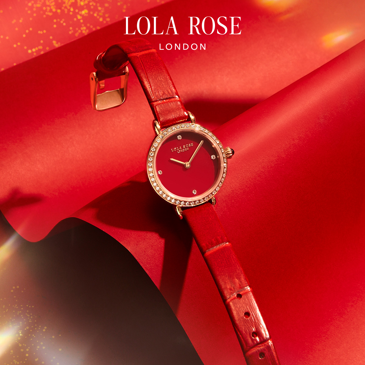 Lola Rose 罗拉玫瑰 Fiesta系列  红玉髓 女式石英腕表 LR2240 天猫优惠券折后￥699包邮包税（￥1880-1181）
