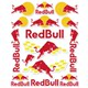 Suitable for Red Bull sponsor reflective sticker Honda